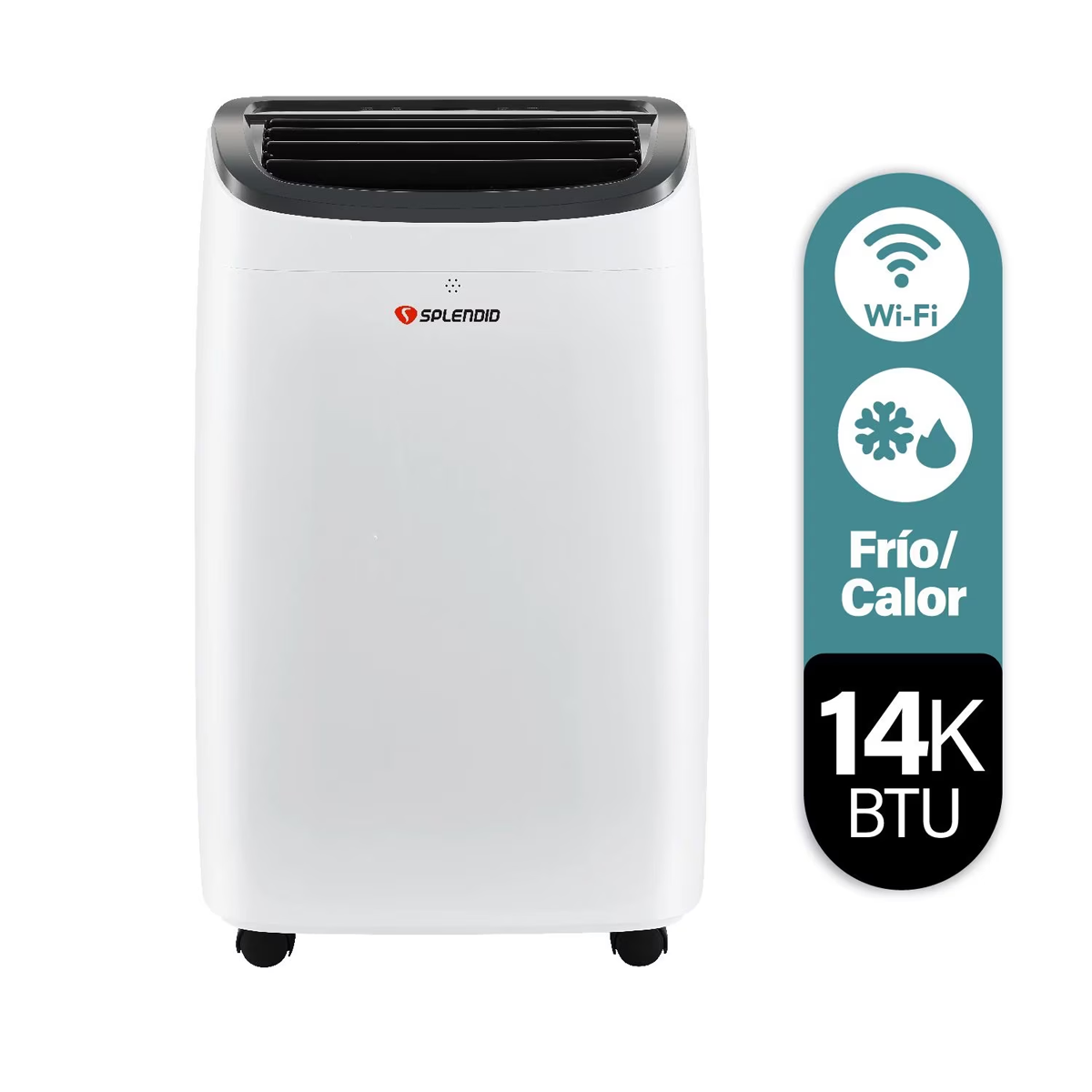 Aire acondicionado portátil 14000 BTU Frío/Calor WiFi Splendid